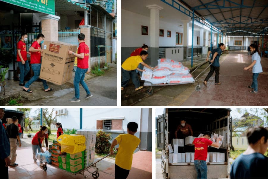 chuẩn bị nhu yếu phẩm