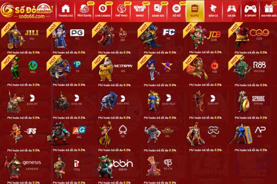 đôi nét về sảnh nổ hủ tại sodo casino