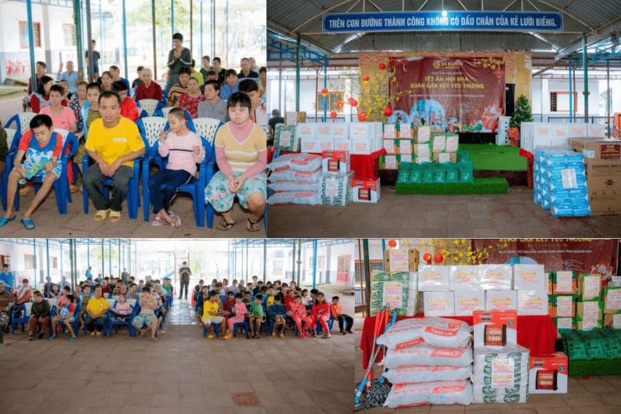 quà của chương trình xuân giáp thìn tại xã tam đàn