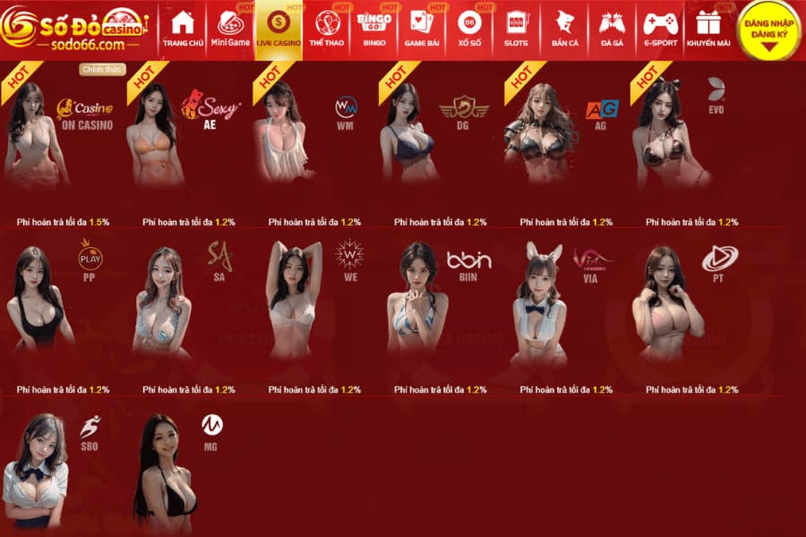sảnh casino sodo hot