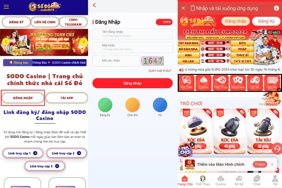 hướng dẫn đặt cược sodo casino